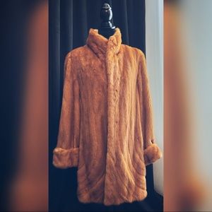 Fur Coat 100% Real Mink Fur Coat Fur